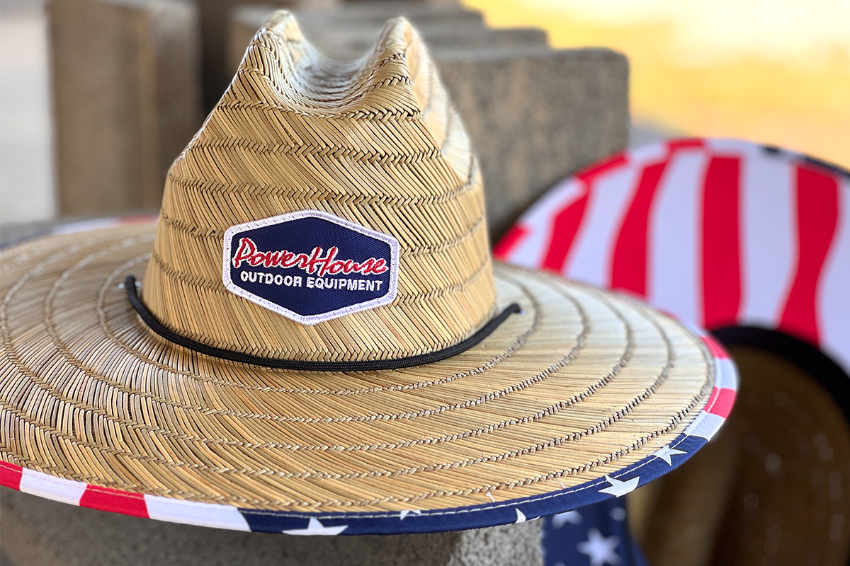 Custom American Flag Straw Hat Custom American Flag Straw Hat