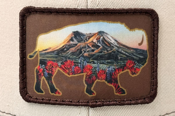 Custom Patch Stitching Detail Hat Custom Patch Stitching Detail Hat
