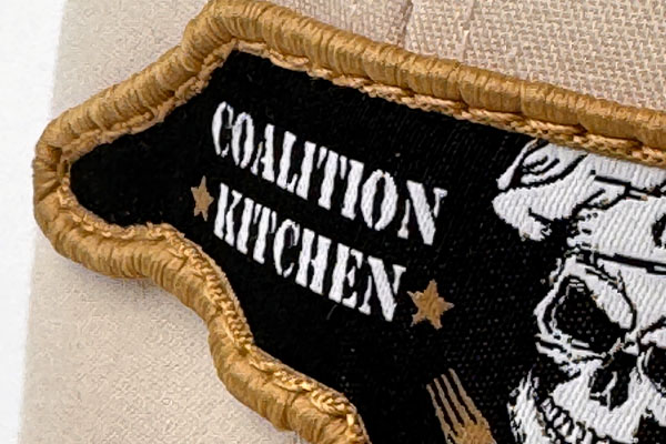 Hand Stitched Woven Patch Detail Hat Hand Stitched Woven Patch Detail Hat