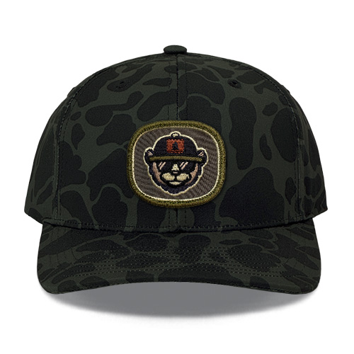 Custom Camo Hat With Logo Patch R312P