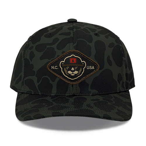 Detailed Logo Camo Hats R312P