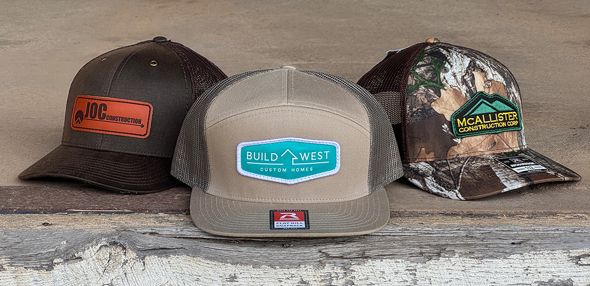 Custom Richardson 112 Construction Hats Patch Options Custom Richardson 112 Construction Hats Patch Options