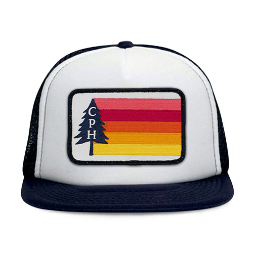 132-1037-Cusotm-otto-foamie-high-profile-hat-with-large-custom-patch-design 132 1037 Custom Otto Foamie High Profile Hat With Large Custom Patch Design