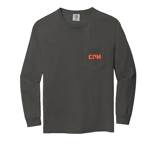 4410 Comfort Colors TPU Applique Custom Company Logo Premium Longsleeve Shirts