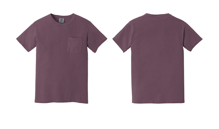 6030 Comfort Colors Heavyweight Short Sleeve Pocket Tee Bay