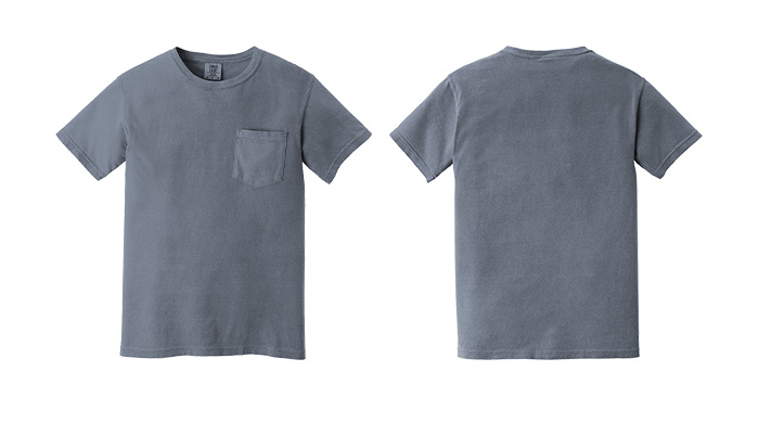 6030 Comfort Colors Heavyweight Short Sleeve Pocket Tee Bluejean