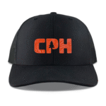 Black Richardson 112 Mid Profile Trucker