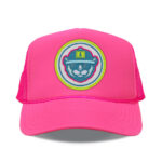 Hot Pink Curved Bill Foamie