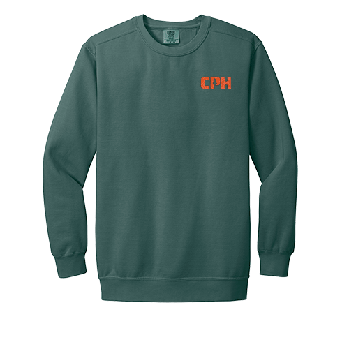 Comfort Colors Crewneck With Custom Company Apparel Logo
