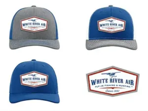 Mockup of custom hats