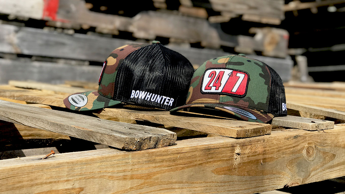 Custom Hunting Hats Hunting Green Camo cap with side embroidery