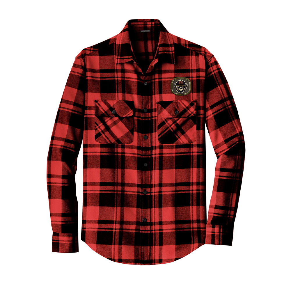 Custom Port Authority Plaid Flannel Shirt