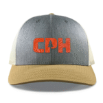 Heather Grey/Birch/Gold Richardson 115 Low Profile Trucker