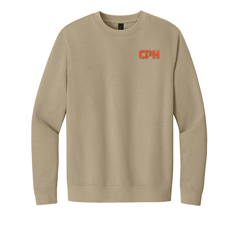 Customized Crewneck Sweatshirts With TPU Company Logo