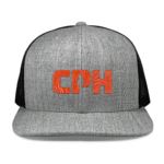 Heather Grey/Black Richardson 511 Flat Bill Snapback