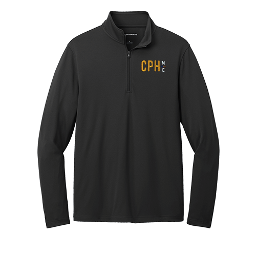 K112 Port Authority Custom Patch Quarter Zip Bulk Apparel With Embroidered Logo