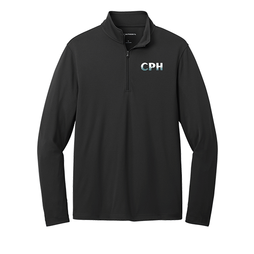 K112 Port Authority Custom Patch Quarter Zip Bulk Apparel With Silicone Applique Patch