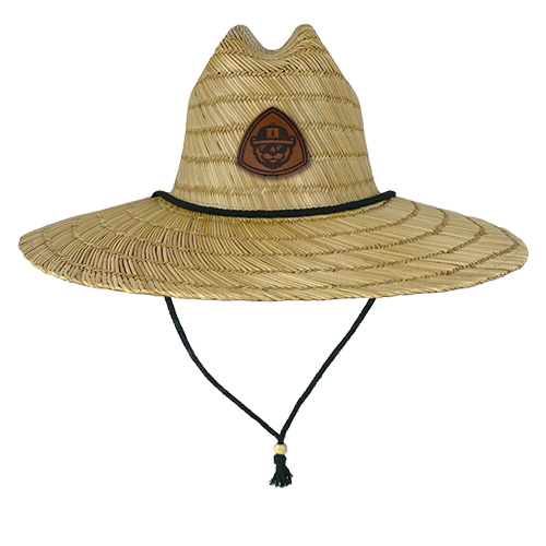 Leather Patch Logo Custom Richardson Lifeguard Straw Hats R872