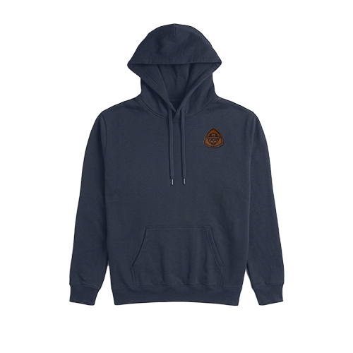 Premium Made In America Leather Patch Logo Hoodies
