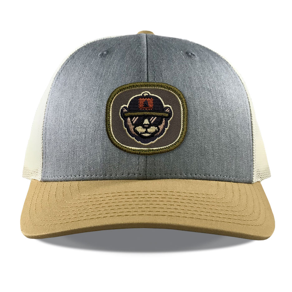 Richardson R115 Bear Embroidered Patch Hat