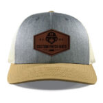 Heather Grey/Birch/Gold Richardson 115 Low Profile Trucker