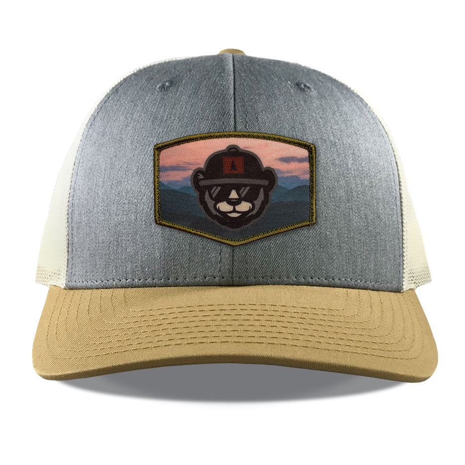 Richardson heather birch Sublimated Patch Hat