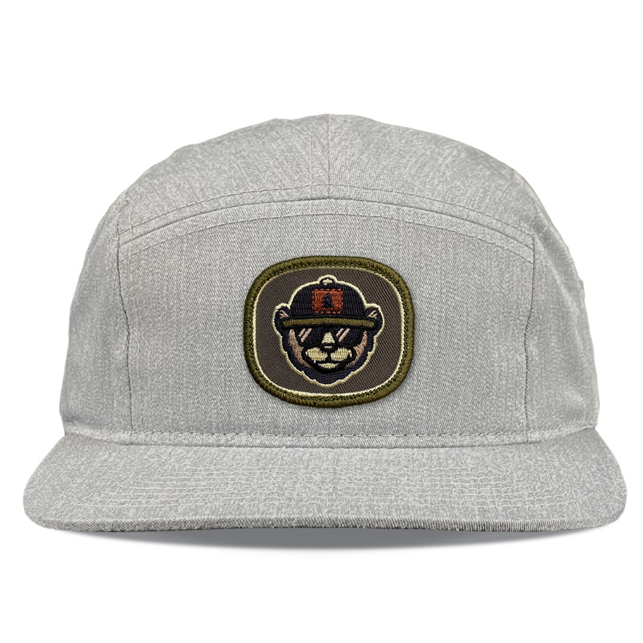 R217 Heather Grey Emb Hat