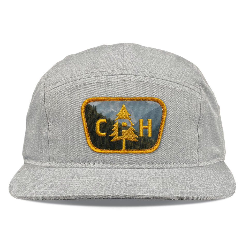 R217 Heather Grey Sub Emb Hat