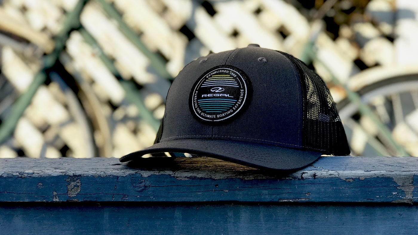 Regal Boats Patch Hat hat with customized dark color scheme