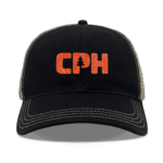 Black and Khaki Richardson 111 Unstructured Trucker