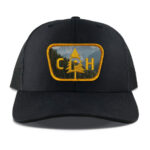 Black Richardson 112 Mid Profile Trucker