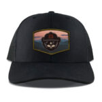 Black Richardson 112 Mid Profile Trucker