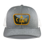 Heather Grey/White Richardson 112 Mid Profile Trucker