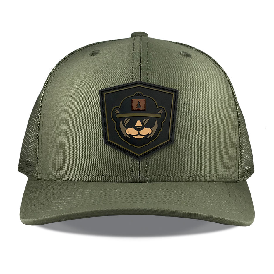 Richardson 112 Loden Pvc Bear Patch Hats