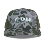 Marsh Duck Camo/Loden Richardson 112PFP 5 Panel Trucker