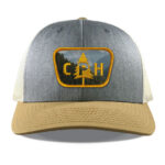 Heather Grey/Birch/Gold Richardson 115 Low Profile Trucker