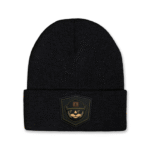 Black SP12 Sportsman Cuffed Beanie