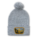 Heather Grey Sportsman SP15 Pom Beanie