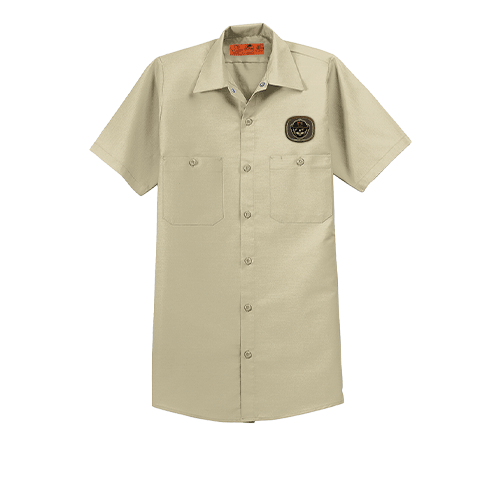 SP24 Industrial Custom Work Shirts With Embroidered Patch Logo