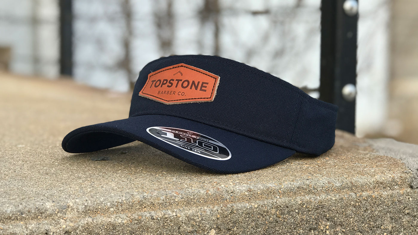 Flexfit 110 Visor With Custom Patch Hat
