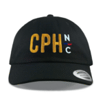 Black Yupoong 6245 Dad Hat
