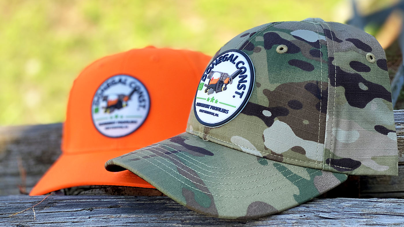 Camo And Blaze Orange Kati Pvc Patch Hat2 blaze orange and camo caps with 3d rubber
