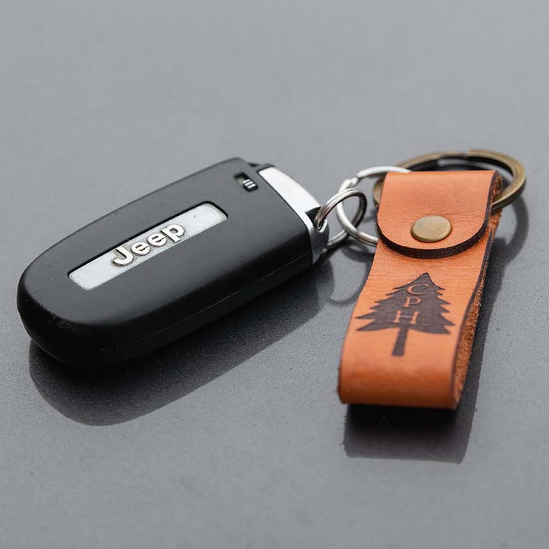 Custom Leather Key Chain2