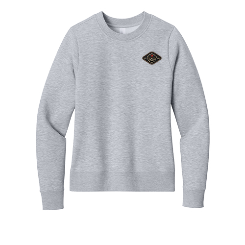 Red Kap work shirt featuring a fully customized woven logo patch for company branding.
