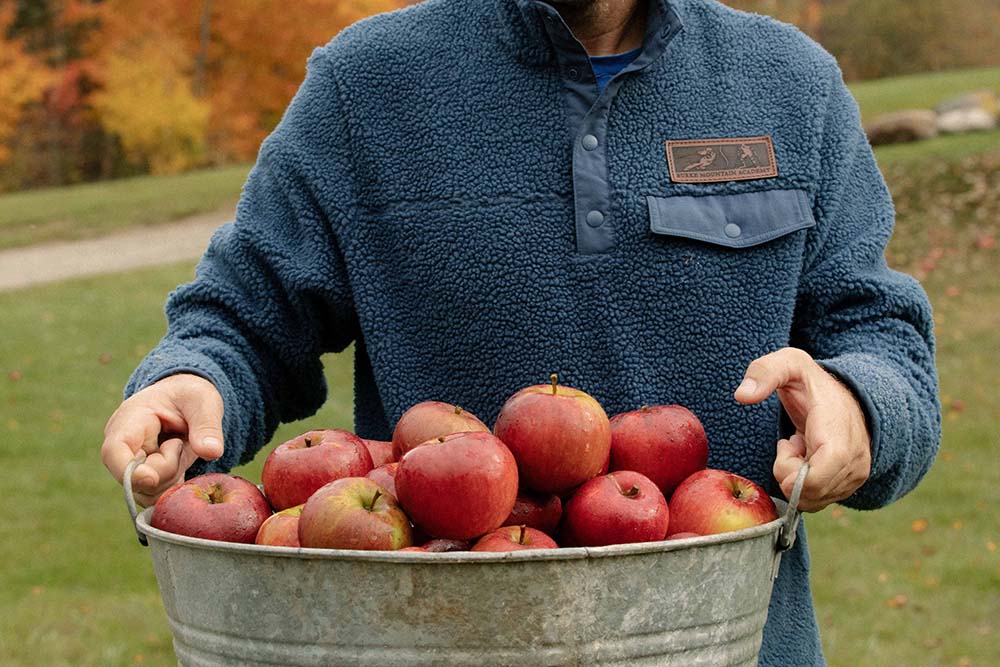 Fleece Sweatshirt With Custom Patch Hat Fleece Sweatshirt With Custom Patch Hat