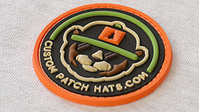 3D Custom PVC ruber patch hats option
