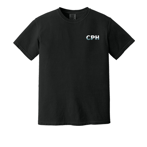 Company logo heavyweight crewneck shirts by comfort colors
