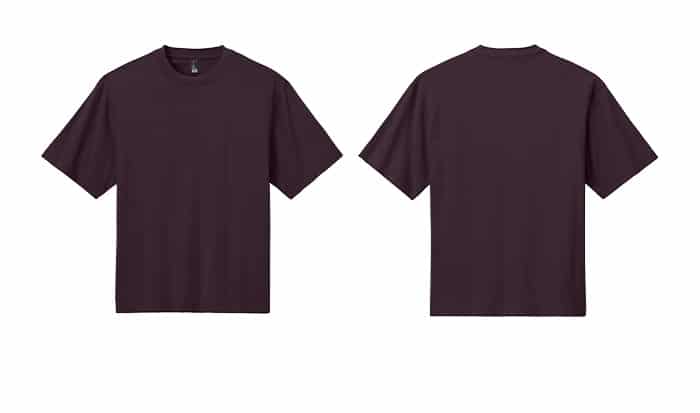 DT6065 District Heavyweight T-shirt | Bordeaux