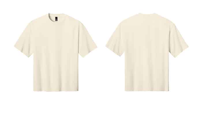 DT6065 District Heavyweight T-shirt | Greige