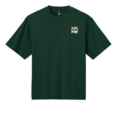 Flat Woven Label custom disctrict tees